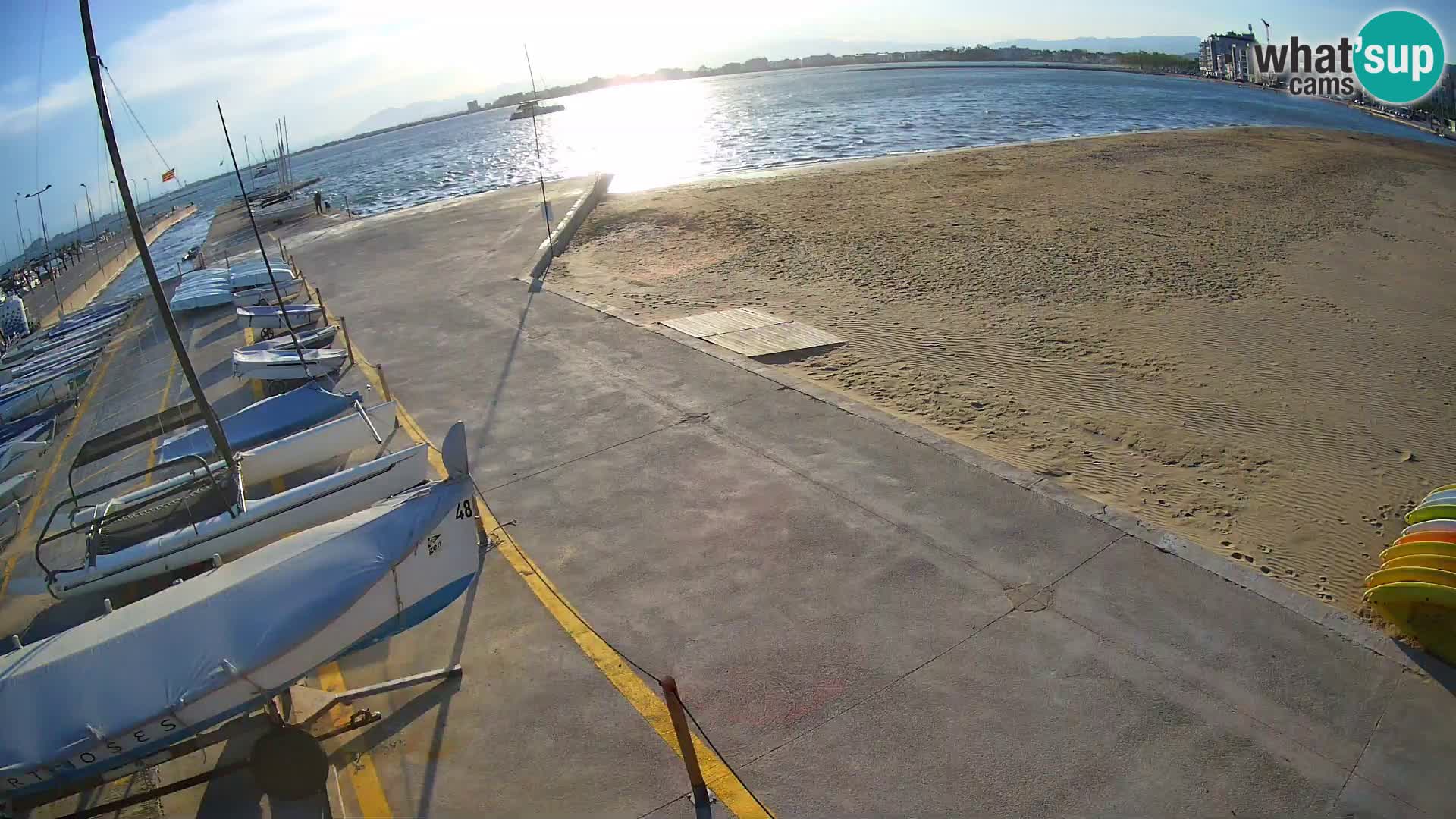 Webcam Port of Roses – Costa Brava – La Perola Beach