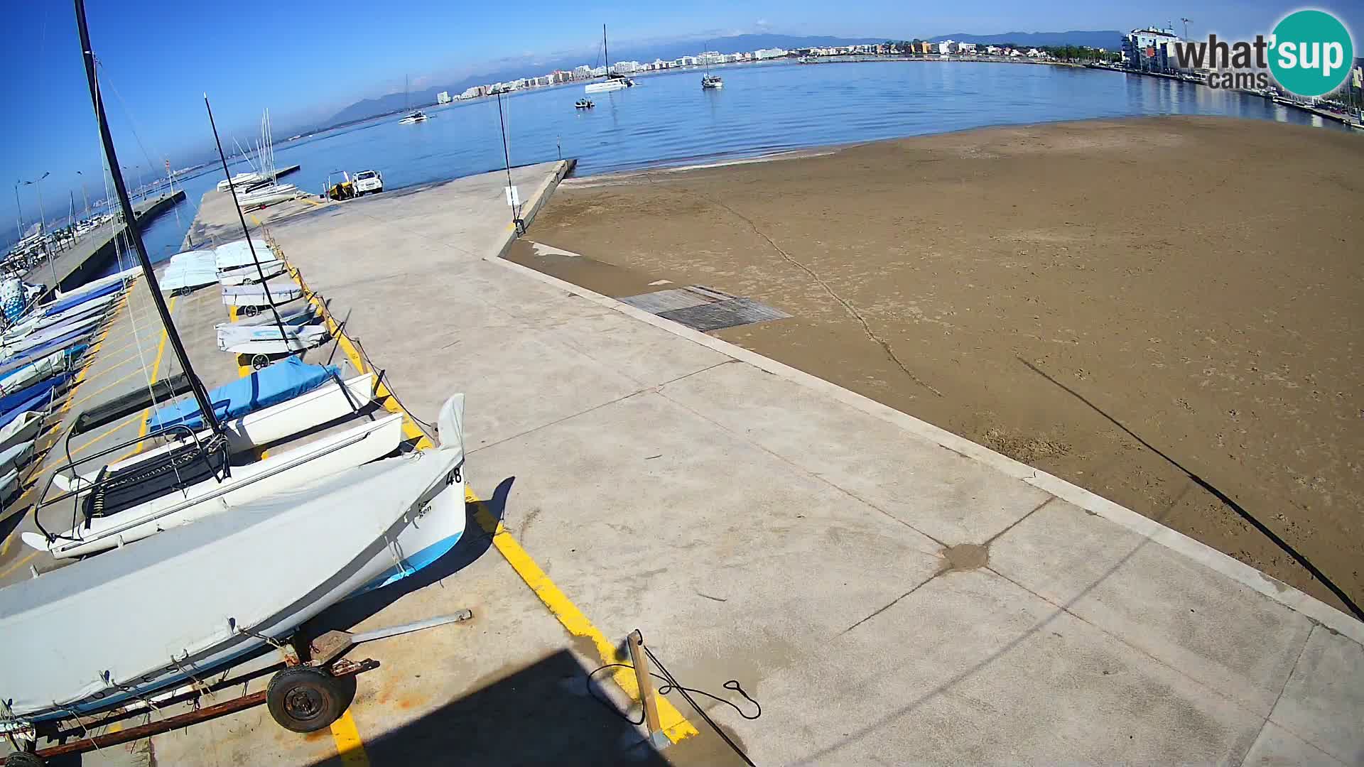 Roses webcam Port – Costa Brava – plage La Perola