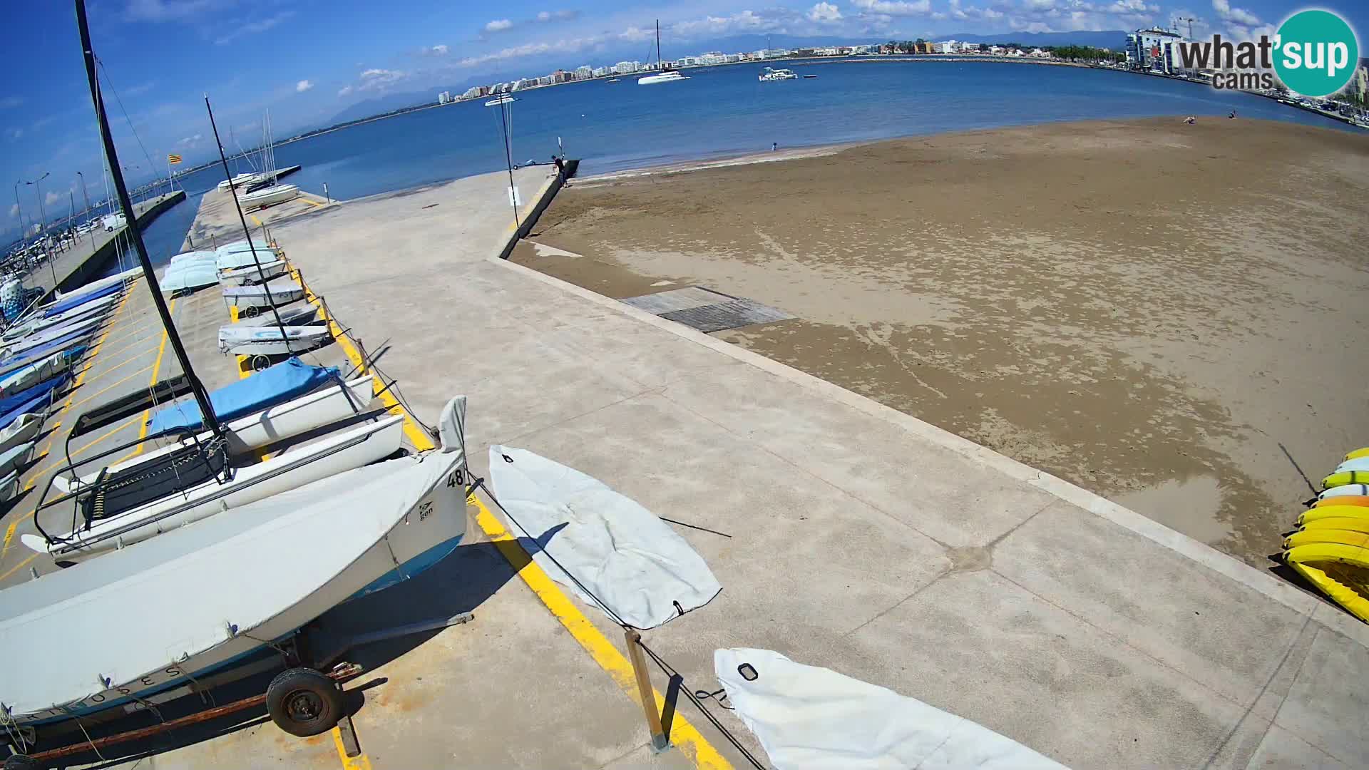 Kamera Roses marina – Costa Brava – plaža La Perola