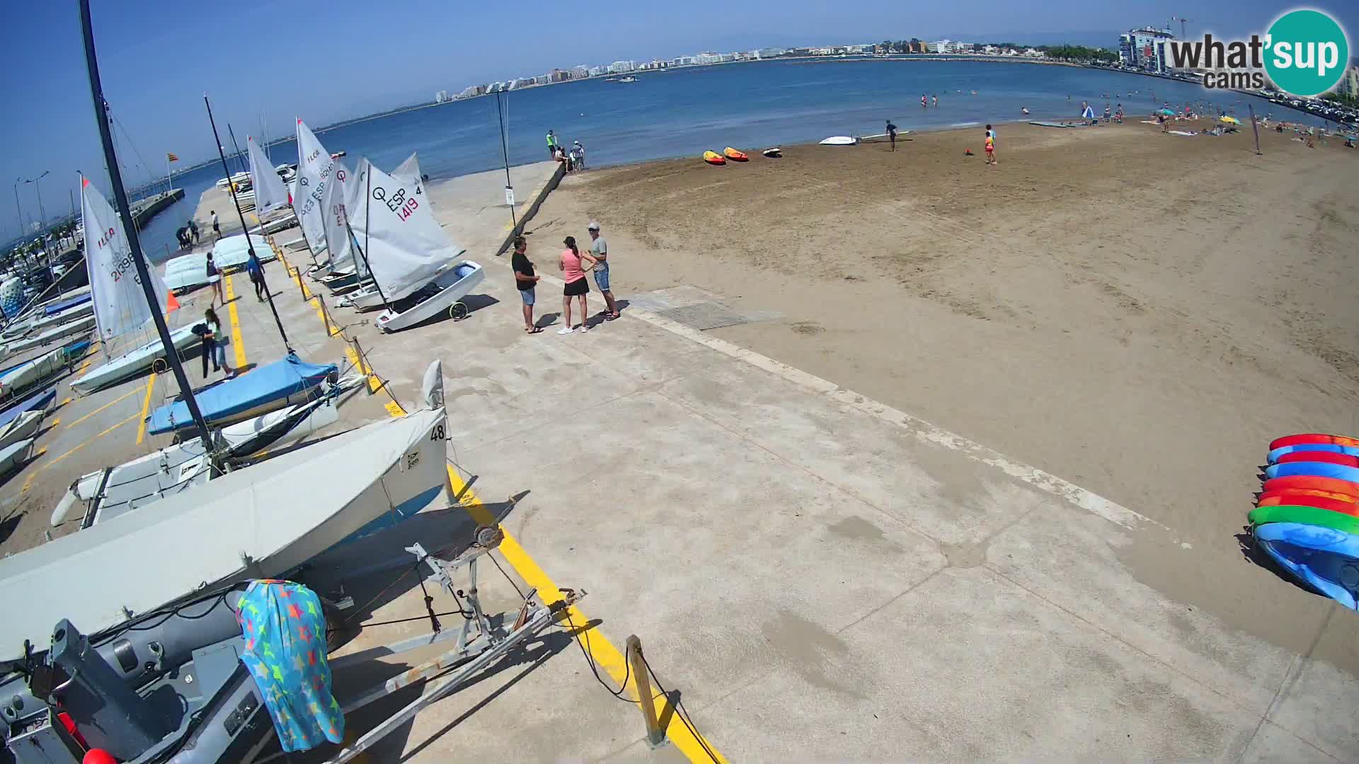 Webcam Hafen von Roses – Costa Brava – Strand La Perola