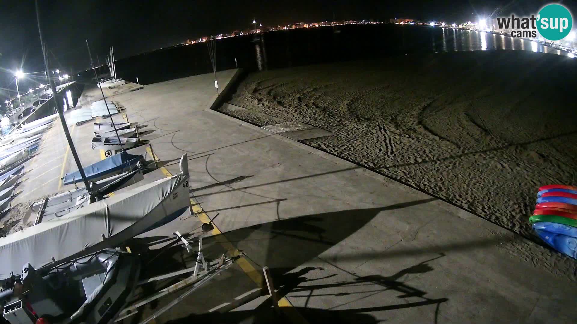 Webcam porto di Roses – Costa Brava – spiaggia La Perola