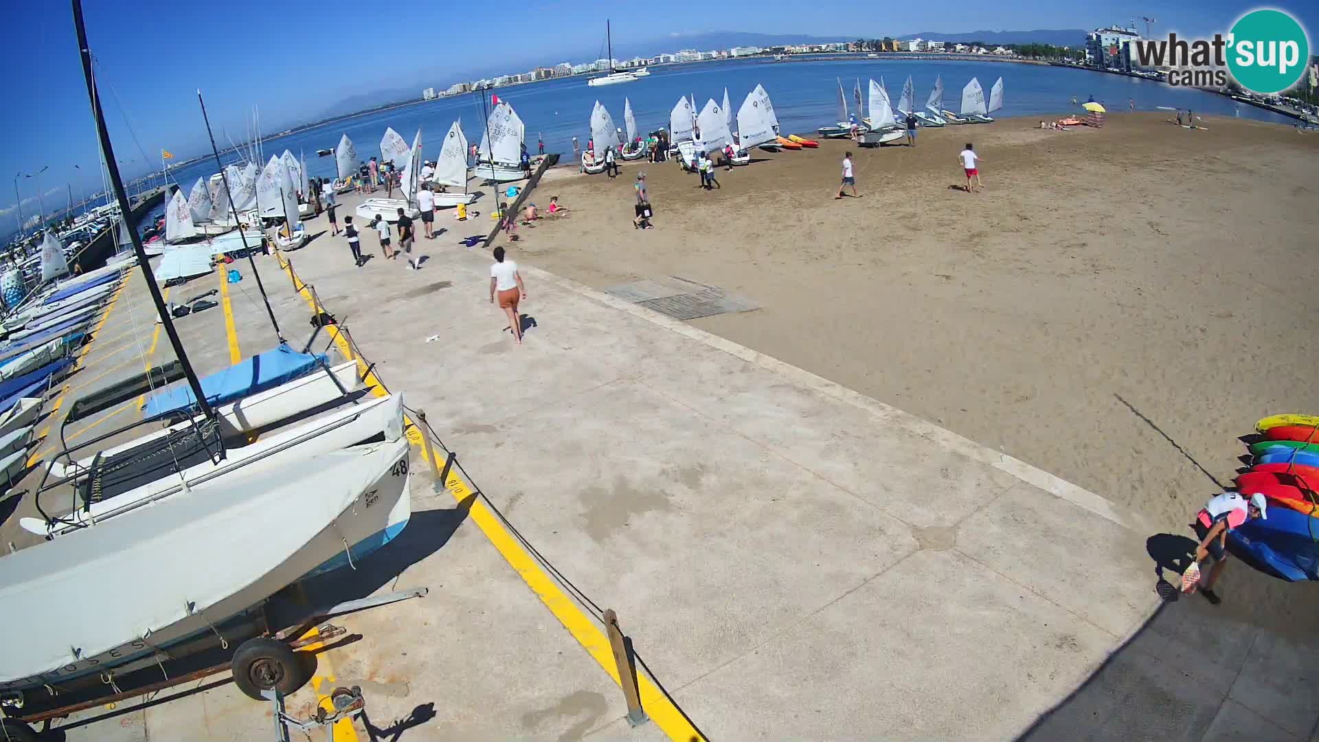 Webcam porto di Roses – Costa Brava – spiaggia La Perola
