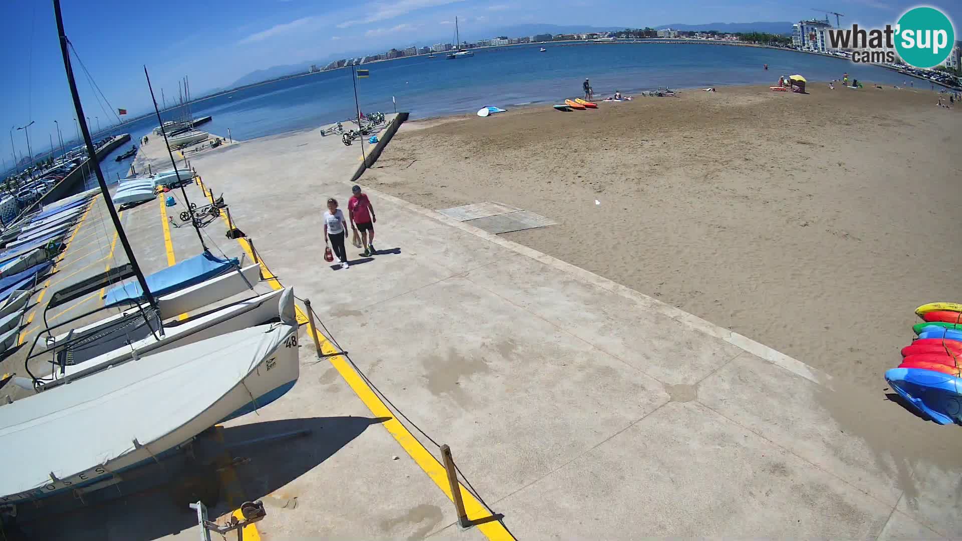 Kamera Roses marina – Costa Brava – plaža La Perola