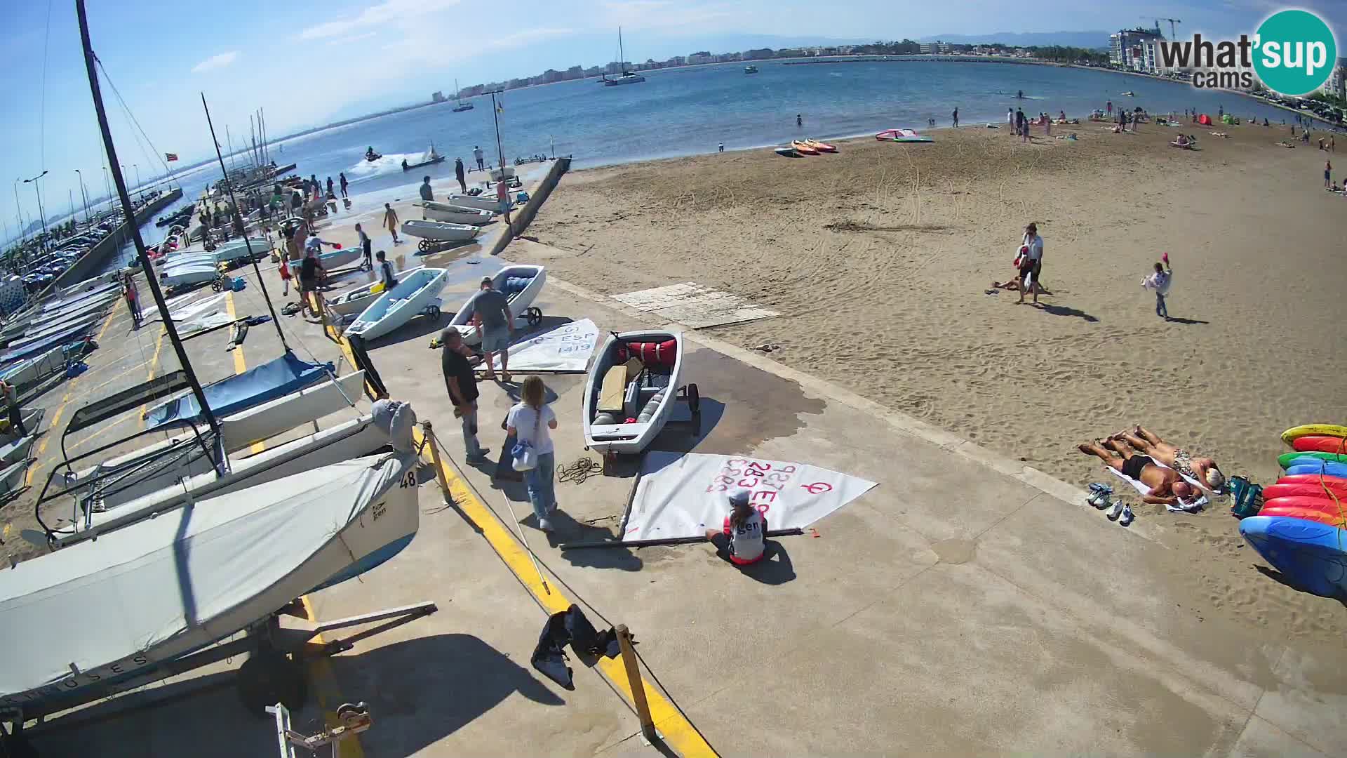 Roses webcam Port – Costa Brava – plage La Perola