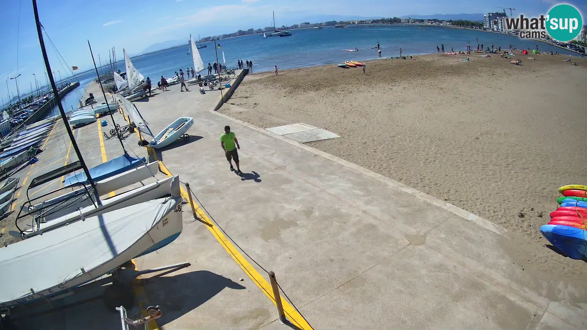 Roses webcam Port – Costa Brava – plage La Perola