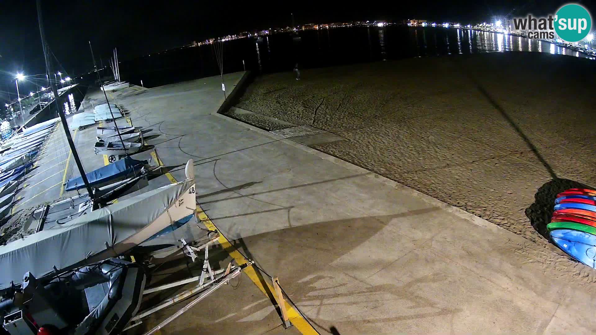 Roses webcam Port – Costa Brava – plage La Perola