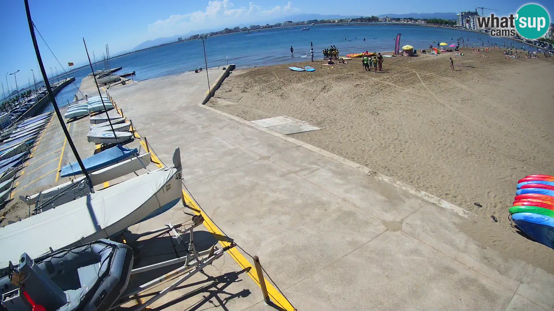 Webcam Hafen von Roses – Costa Brava – Strand La Perola