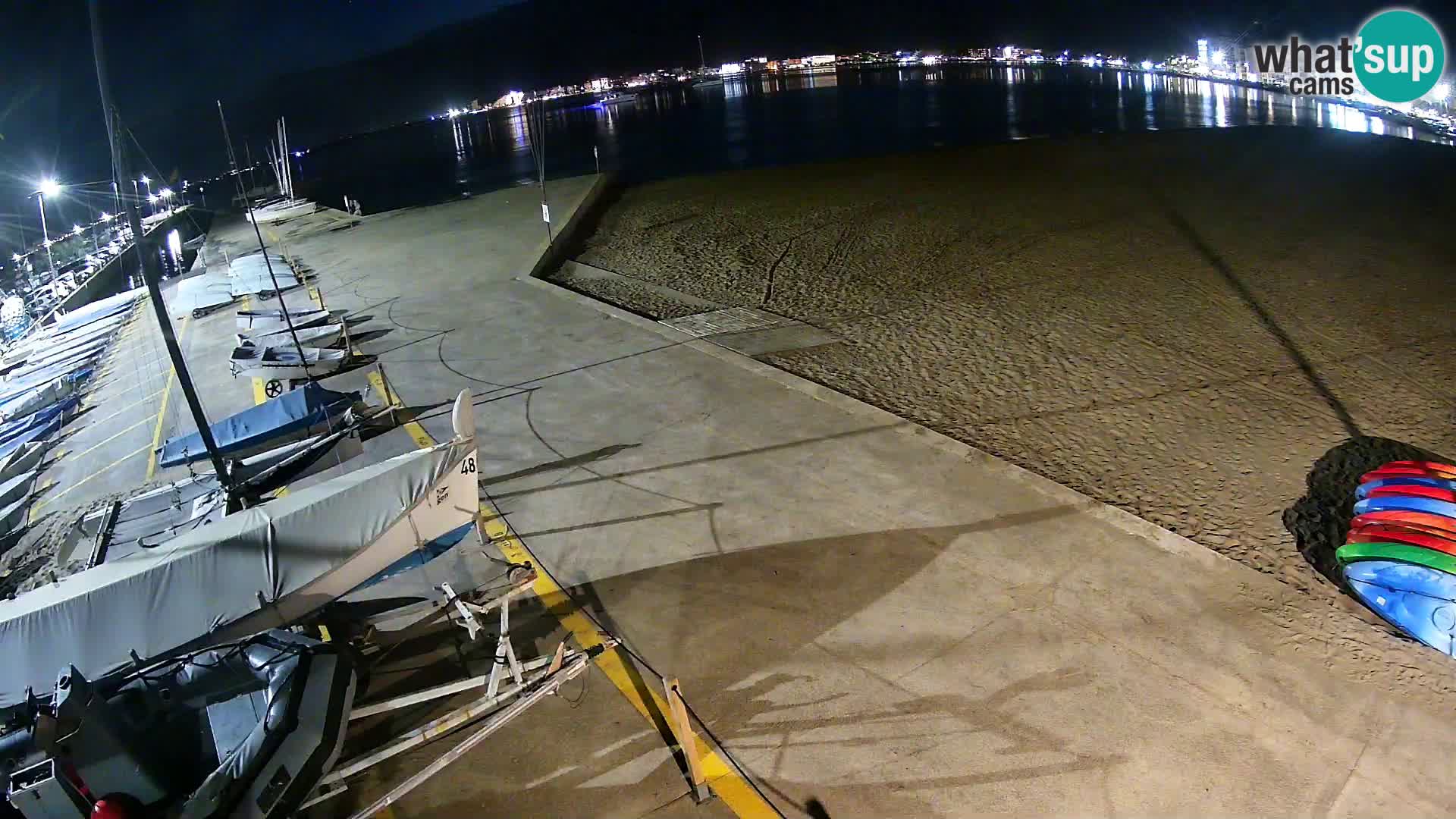 Webcam Hafen von Roses – Costa Brava – Strand La Perola