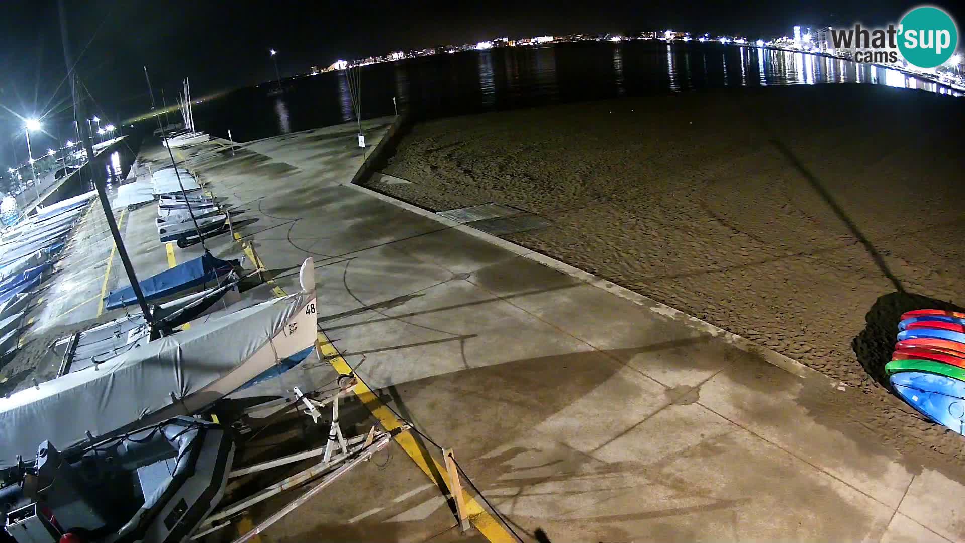 Roses webcam Port – Costa Brava – plage La Perola