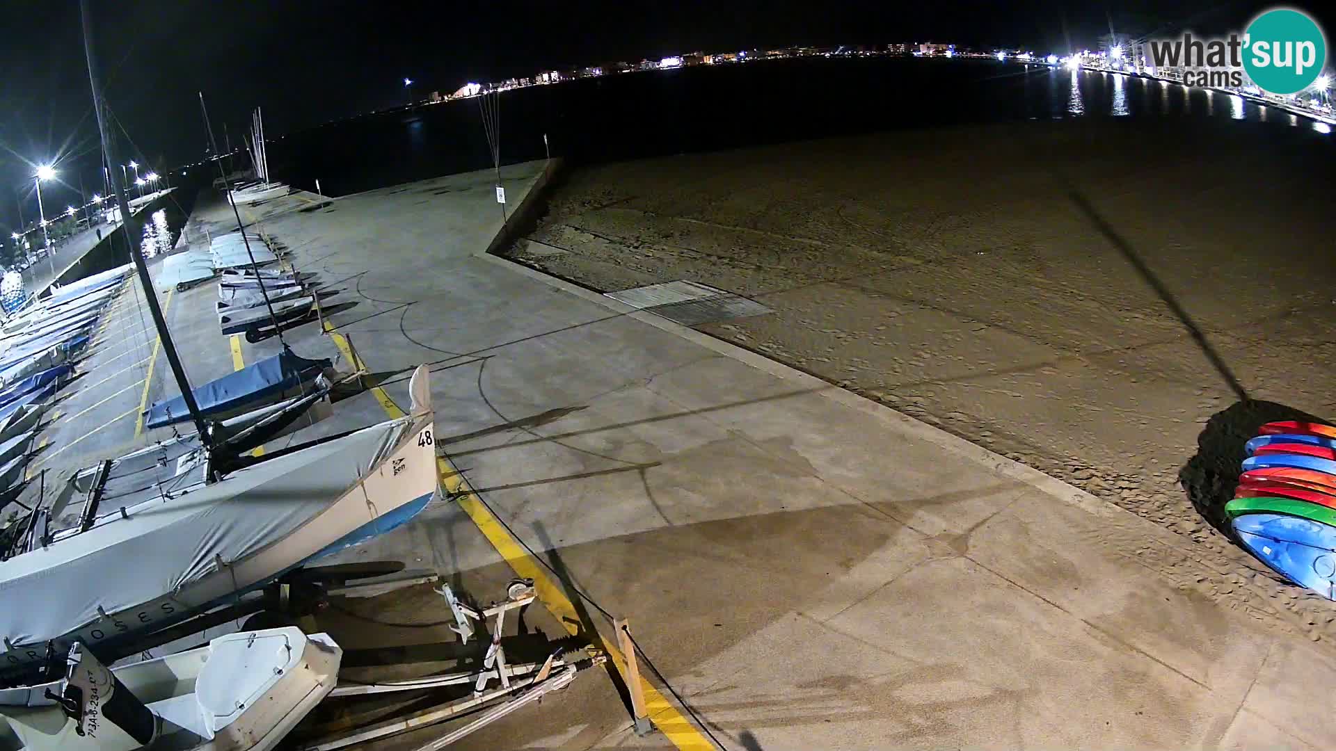 Webcam porto di Roses – Costa Brava – spiaggia La Perola