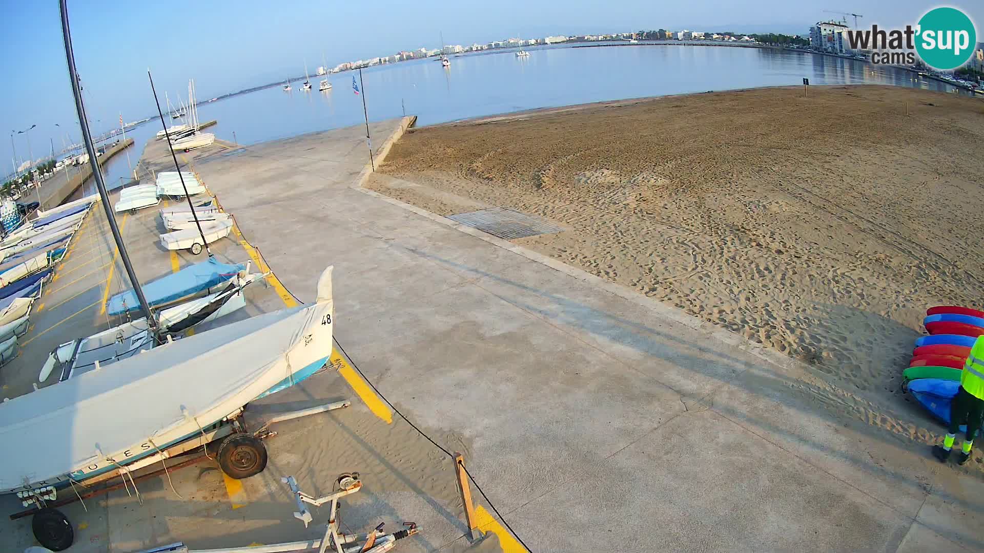 Webcam Hafen von Roses – Costa Brava – Strand La Perola