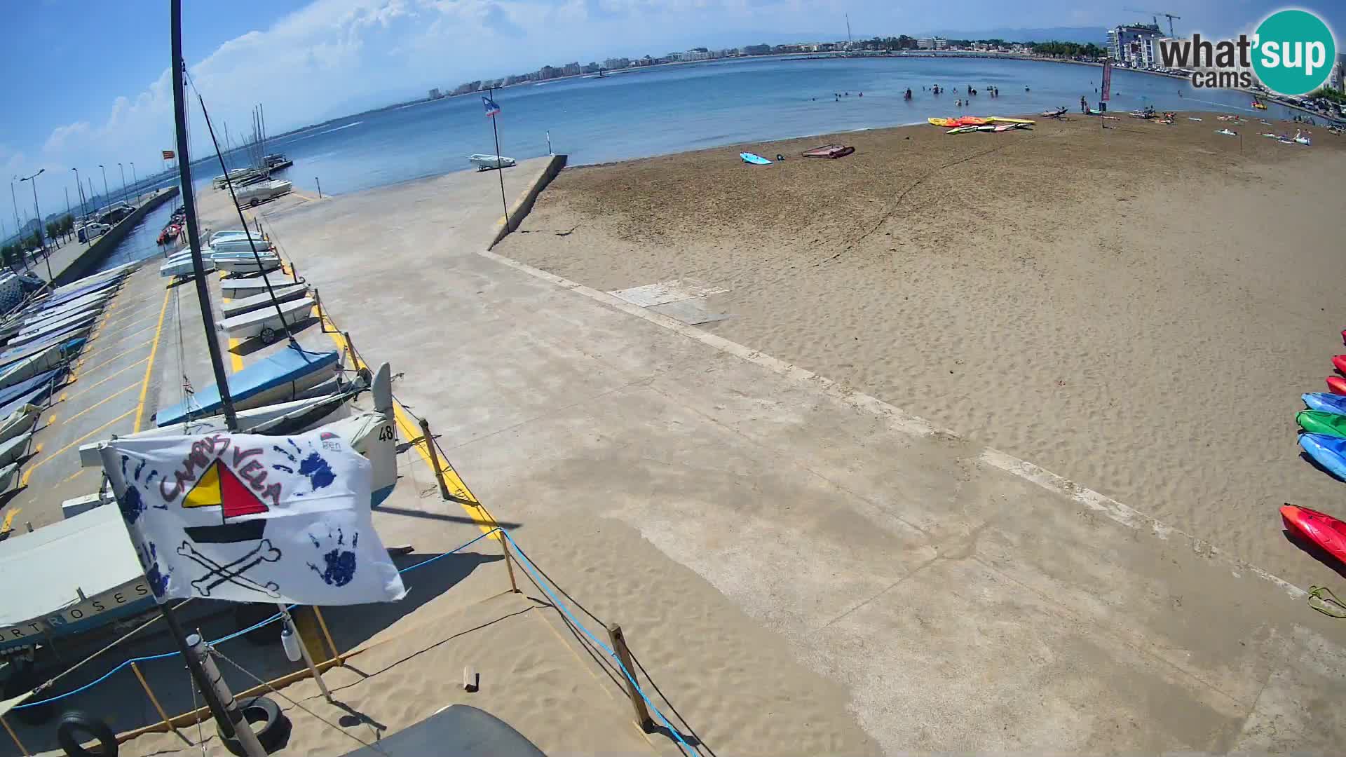 Webcam Hafen von Roses – Costa Brava – Strand La Perola