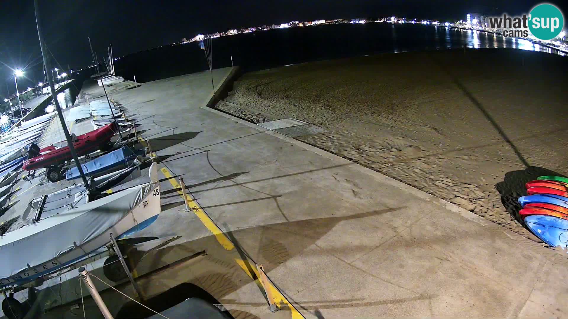Webcam Hafen von Roses – Costa Brava – Strand La Perola