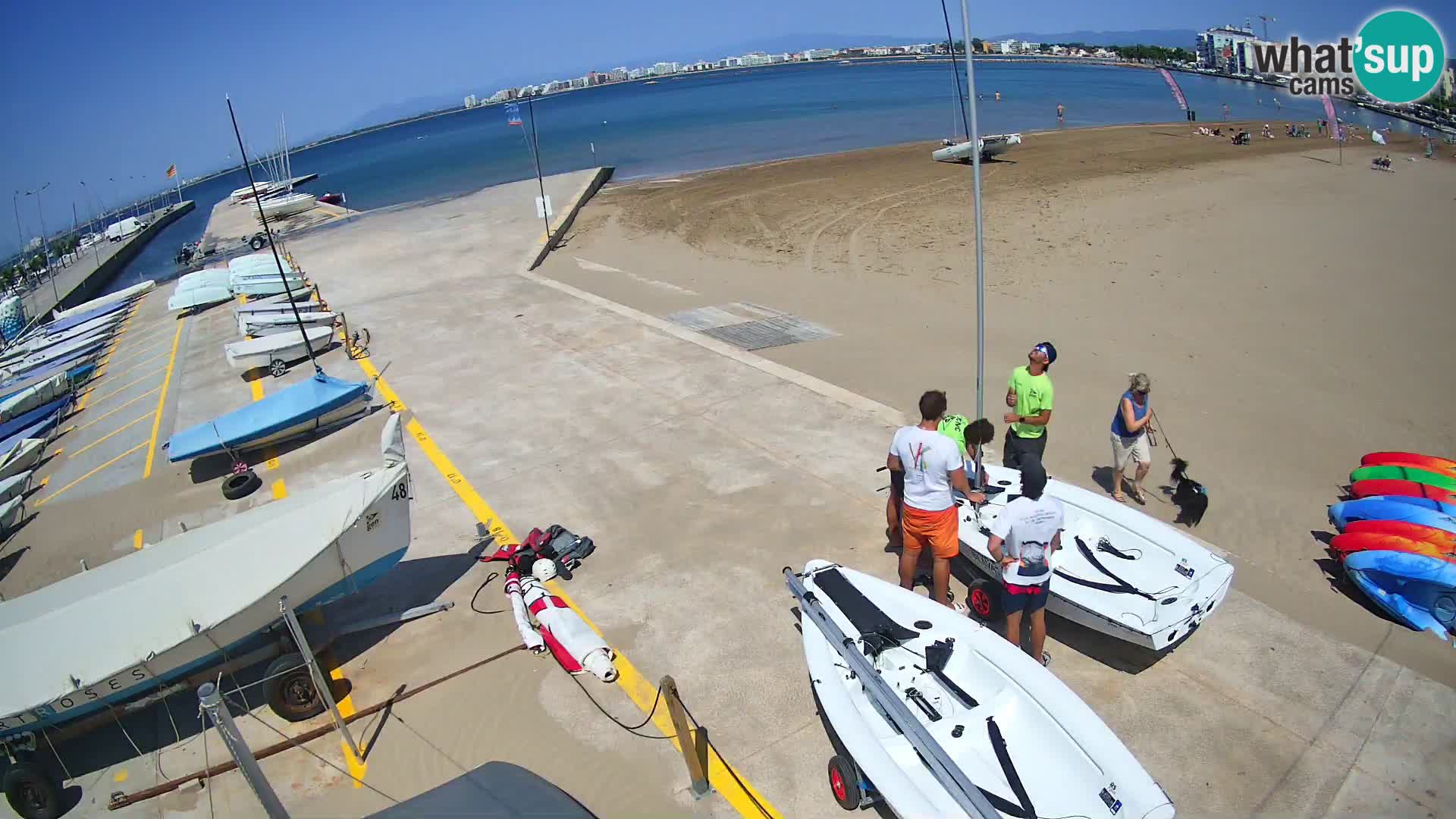 Webcam Hafen von Roses – Costa Brava – Strand La Perola