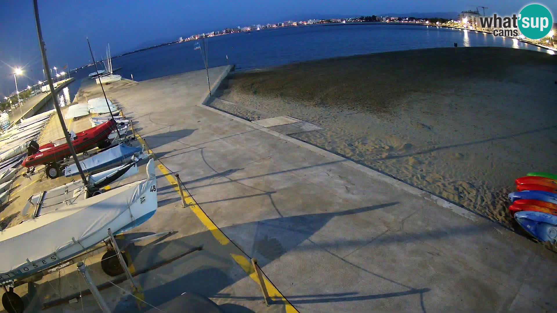 Webcam Hafen von Roses – Costa Brava – Strand La Perola