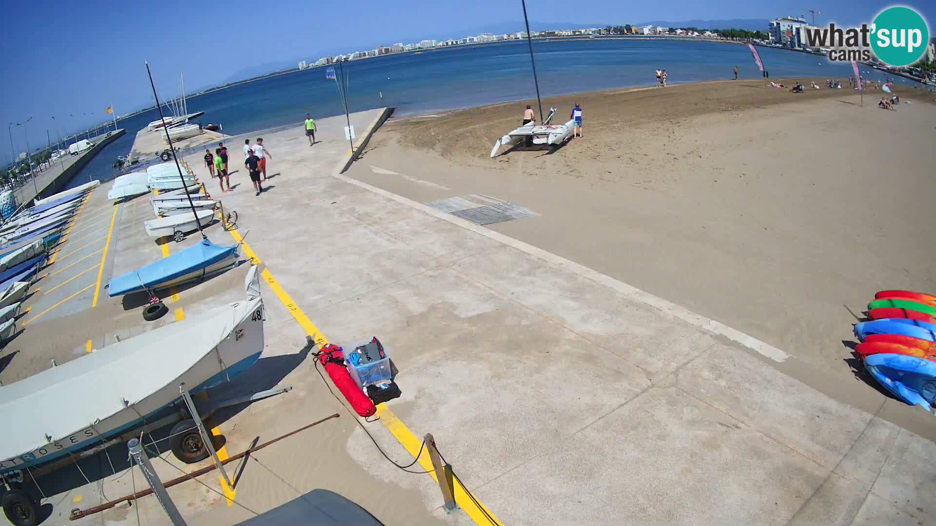 Webcam Hafen von Roses – Costa Brava – Strand La Perola