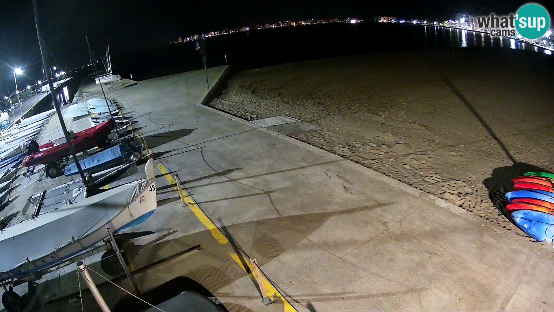 Webcam porto di Roses – Costa Brava – spiaggia La Perola