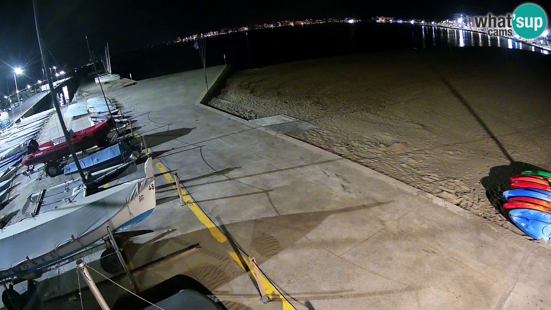Roses webcam Port – Costa Brava – plage La Perola