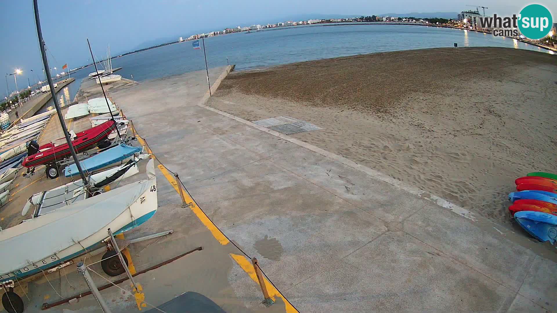 Kamera Roses marina – Costa Brava – plaža La Perola