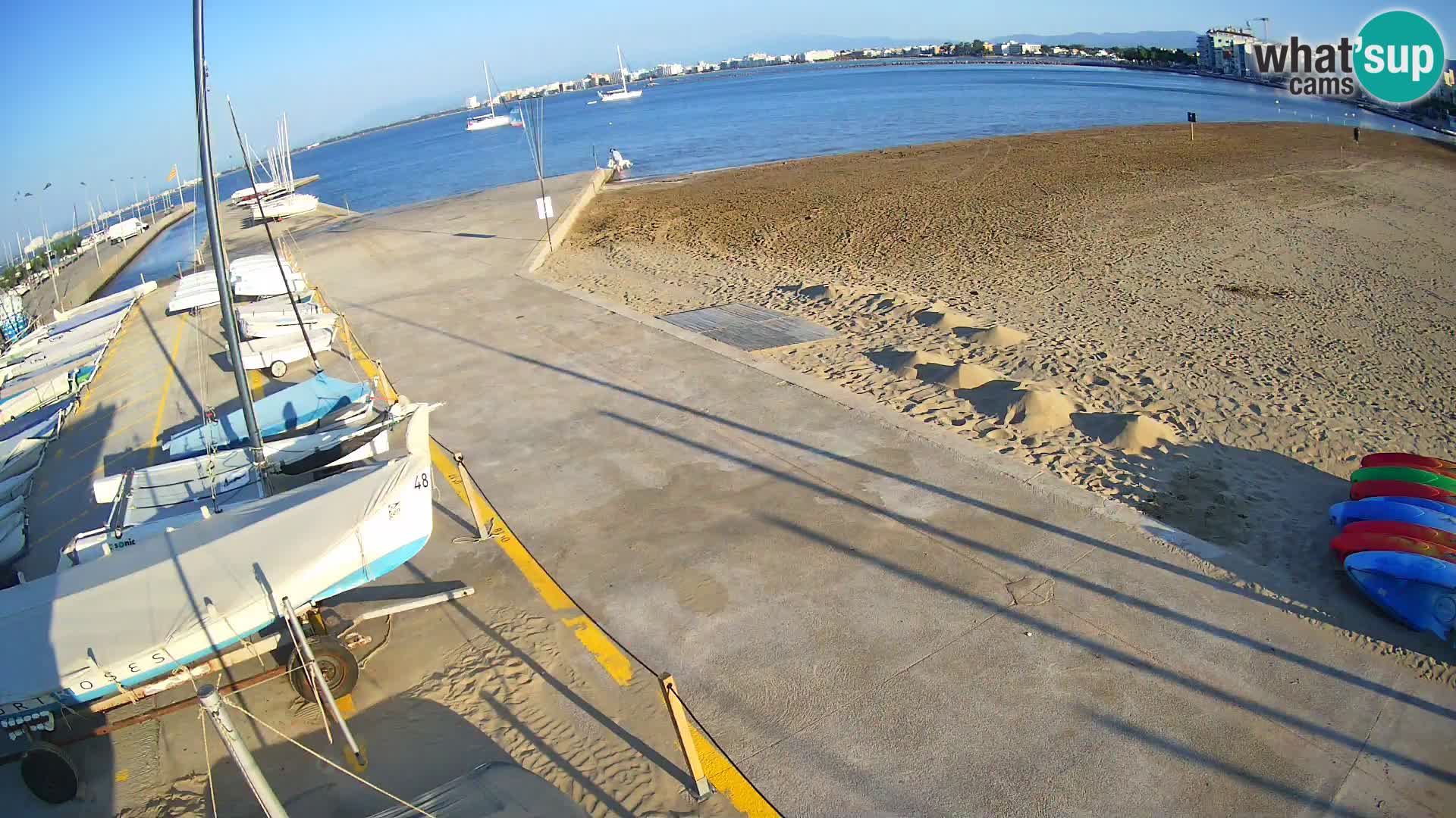 Webcam Hafen von Roses – Costa Brava – Strand La Perola