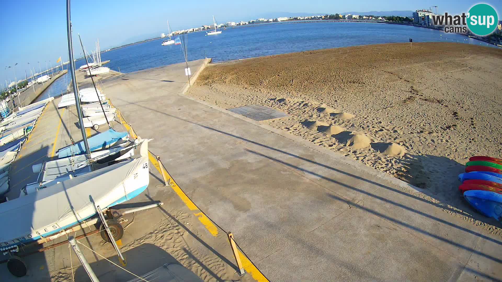 Webcam Hafen von Roses – Costa Brava – Strand La Perola