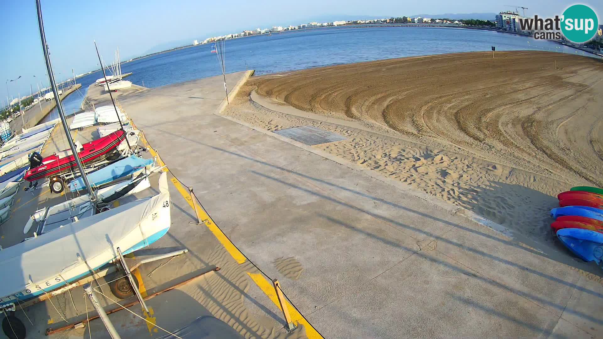 Roses webcam Port – Costa Brava – plage La Perola