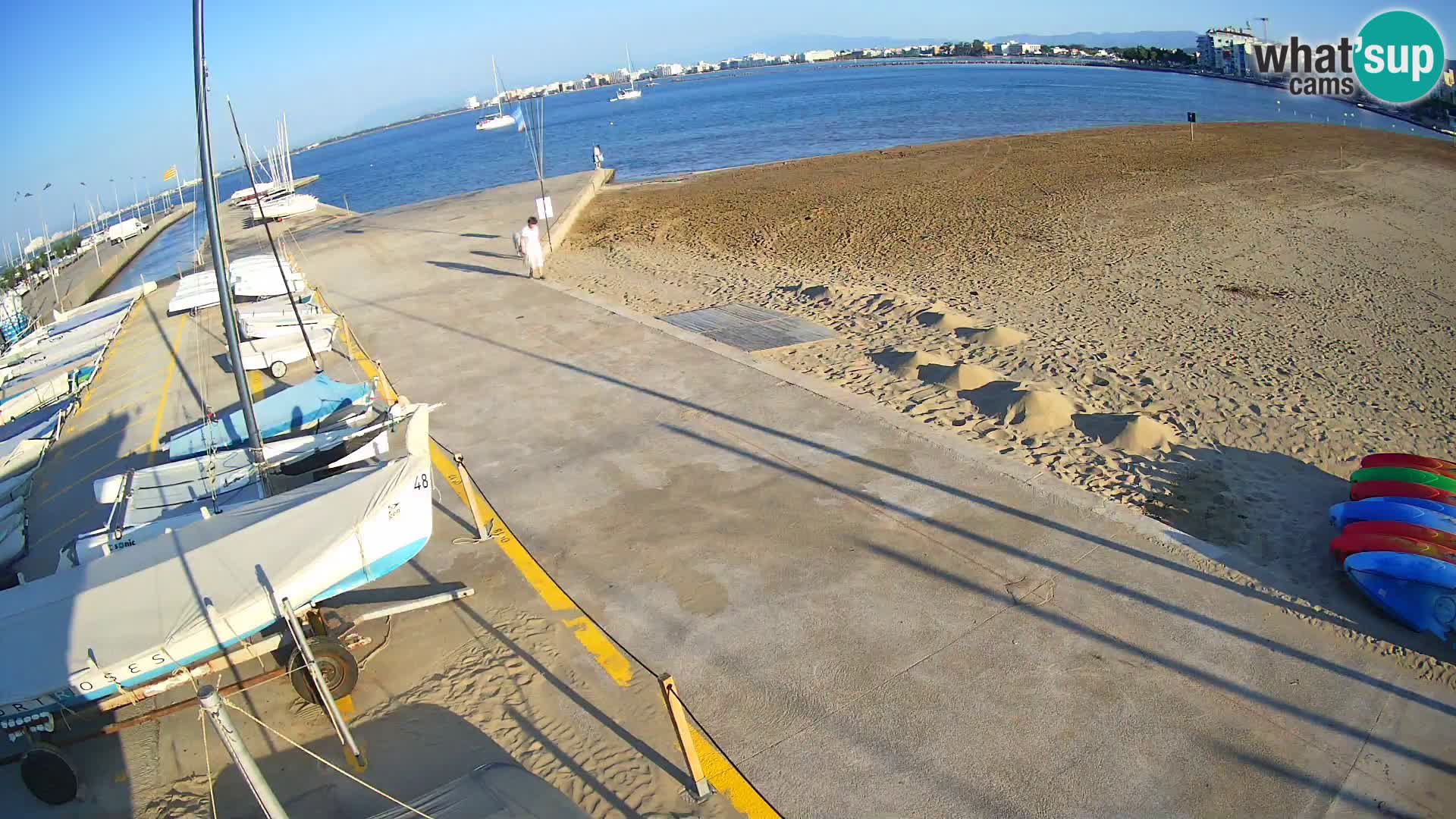 Roses webcam Port – Costa Brava – plage La Perola