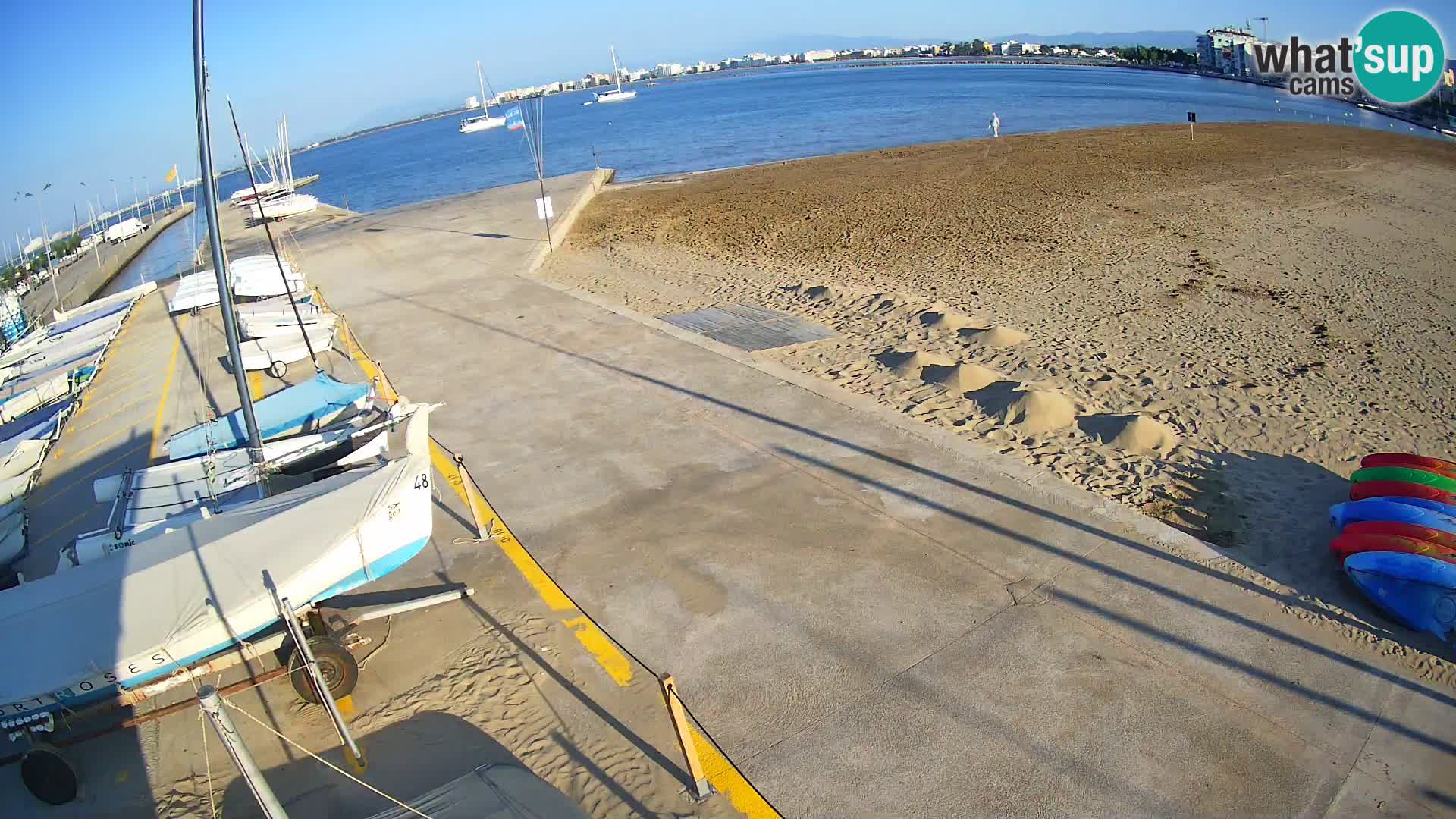 Webcam Hafen von Roses – Costa Brava – Strand La Perola