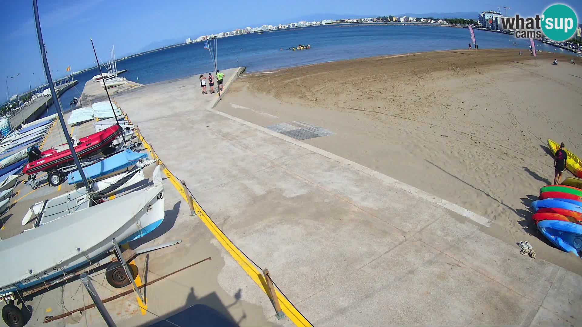 Web kamera Roses marina – Costa Brava – plaža La Perola