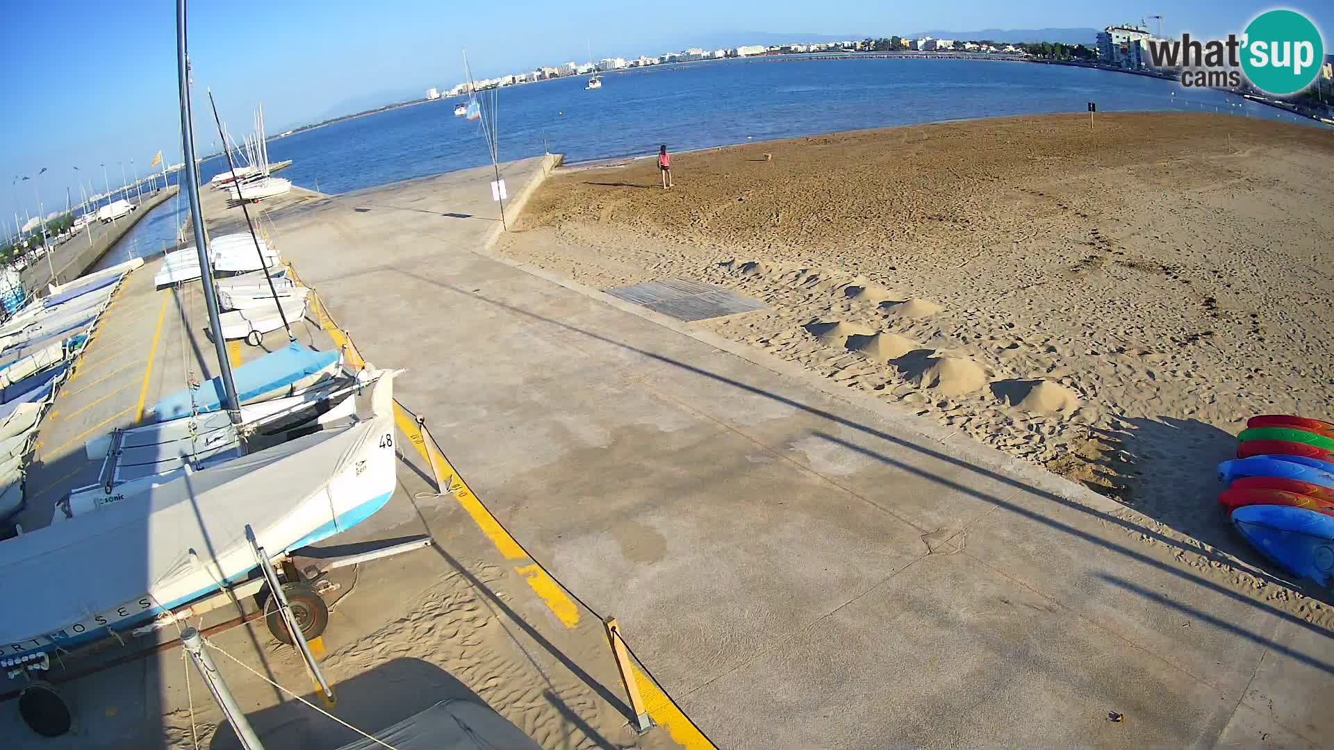 Roses webcam Port – Costa Brava – plage La Perola