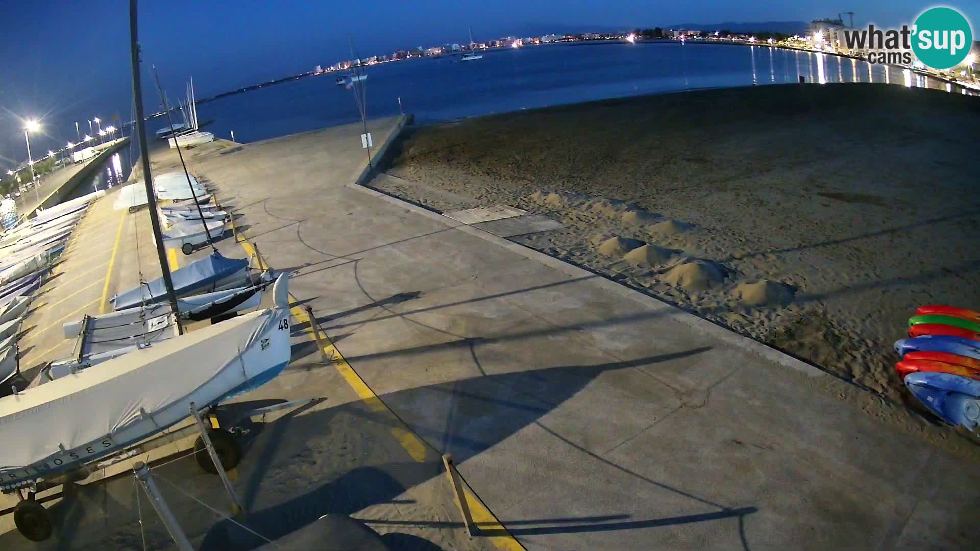 Webcam porto di Roses – Costa Brava – spiaggia La Perola