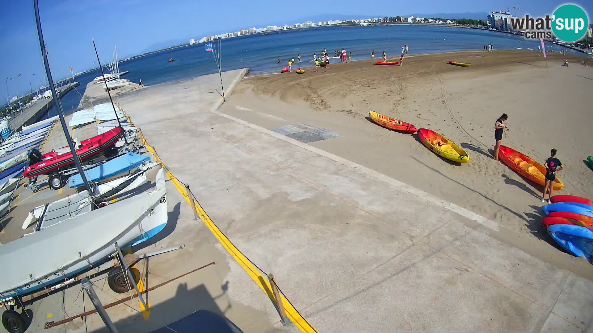 Webcam porto di Roses – Costa Brava – spiaggia La Perola