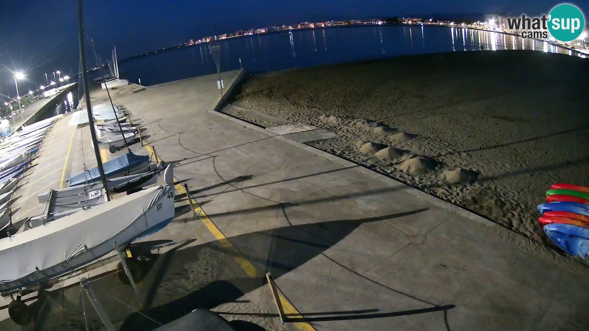 Webcam porto di Roses – Costa Brava – spiaggia La Perola