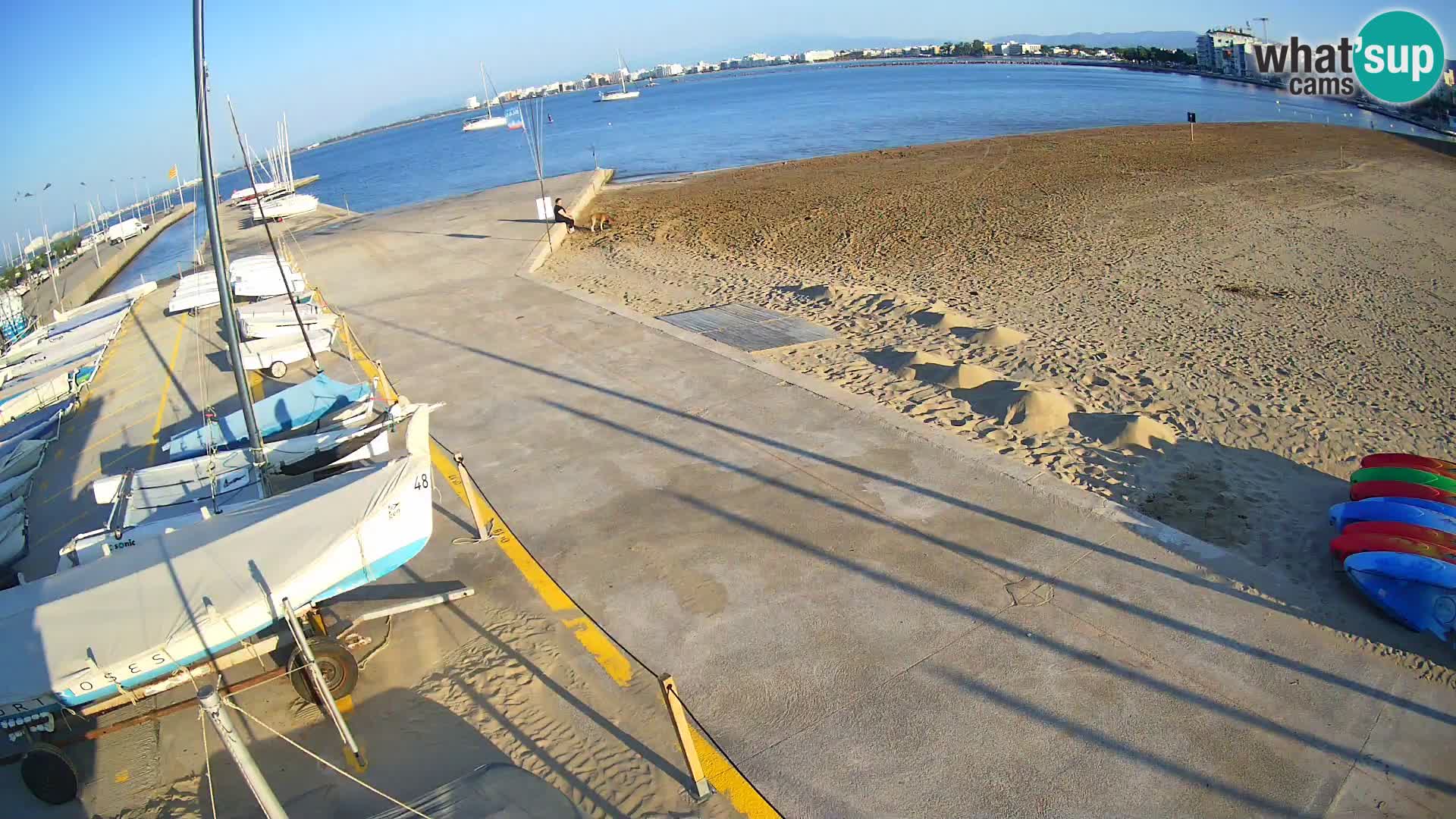 Webcam Hafen von Roses – Costa Brava – Strand La Perola