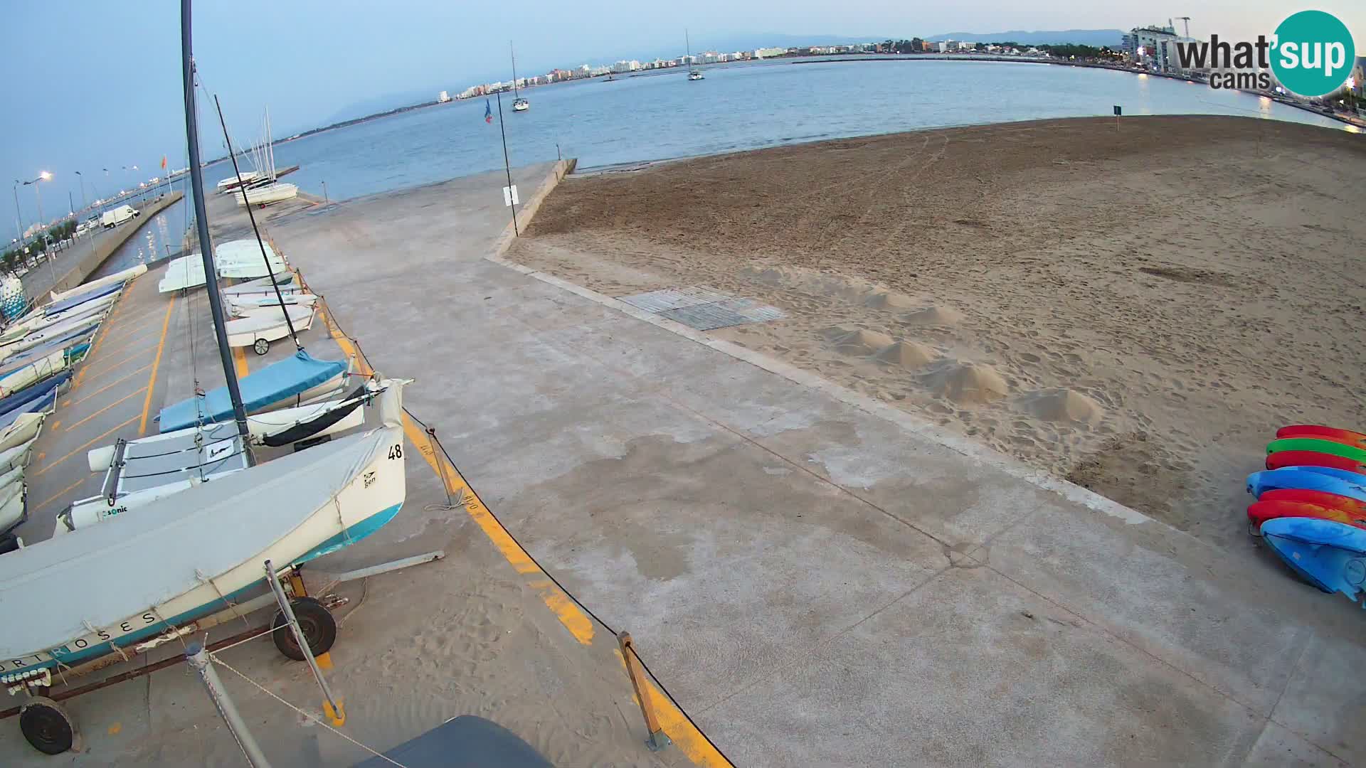 Webcam porto di Roses – Costa Brava – spiaggia La Perola