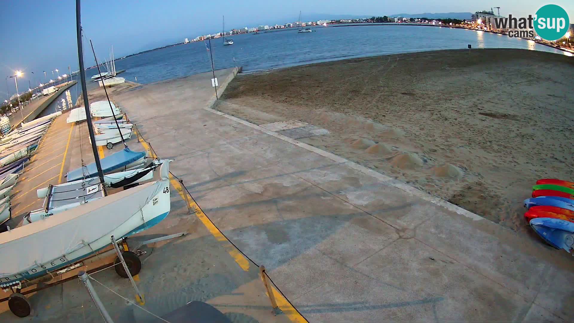 Roses webcam Port – Costa Brava – plage La Perola