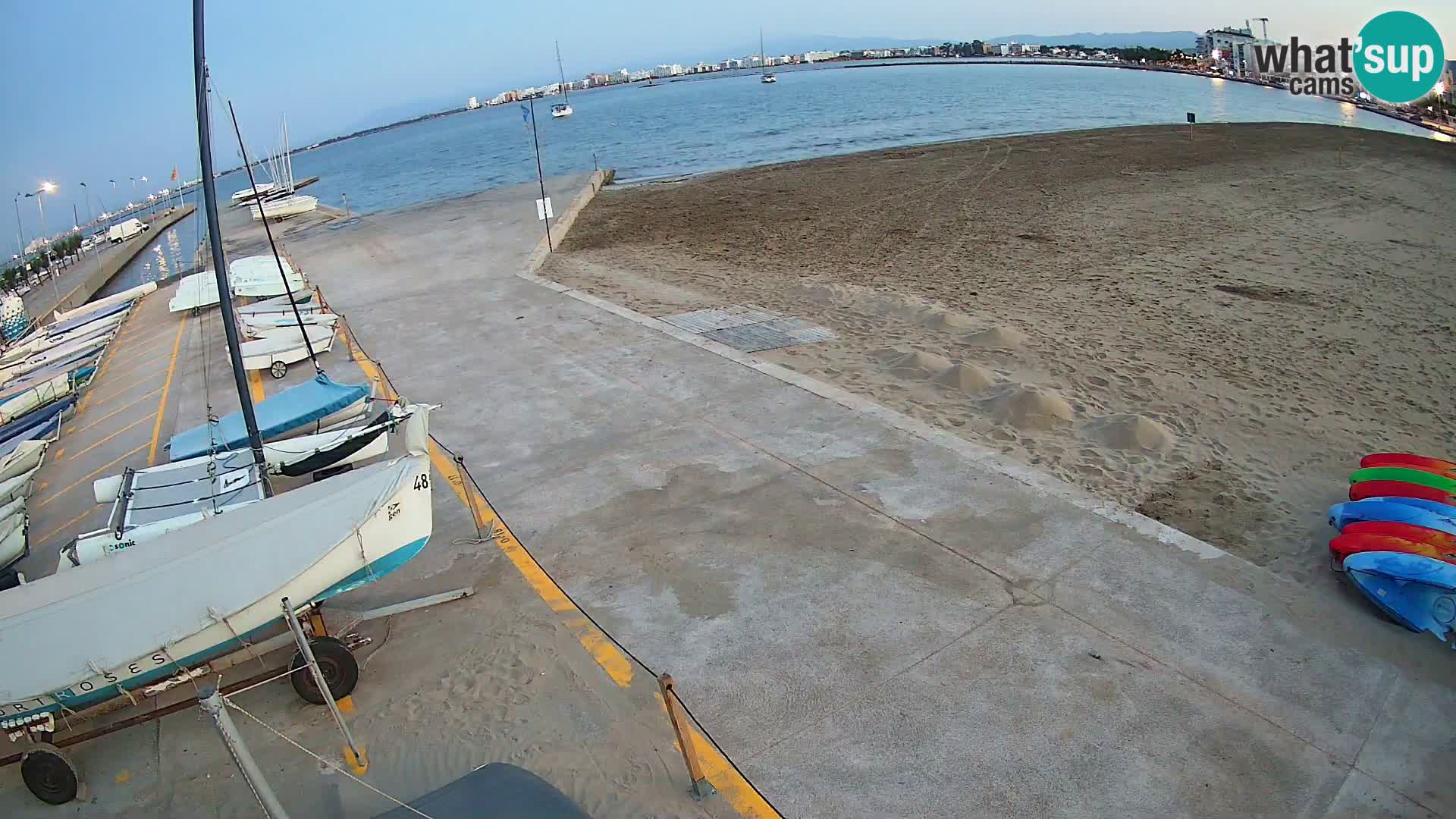 Web kamera Roses marina – Costa Brava – plaža La Perola