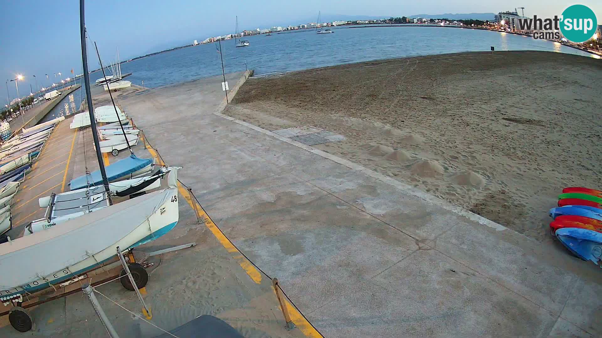 Webcam porto di Roses – Costa Brava – spiaggia La Perola