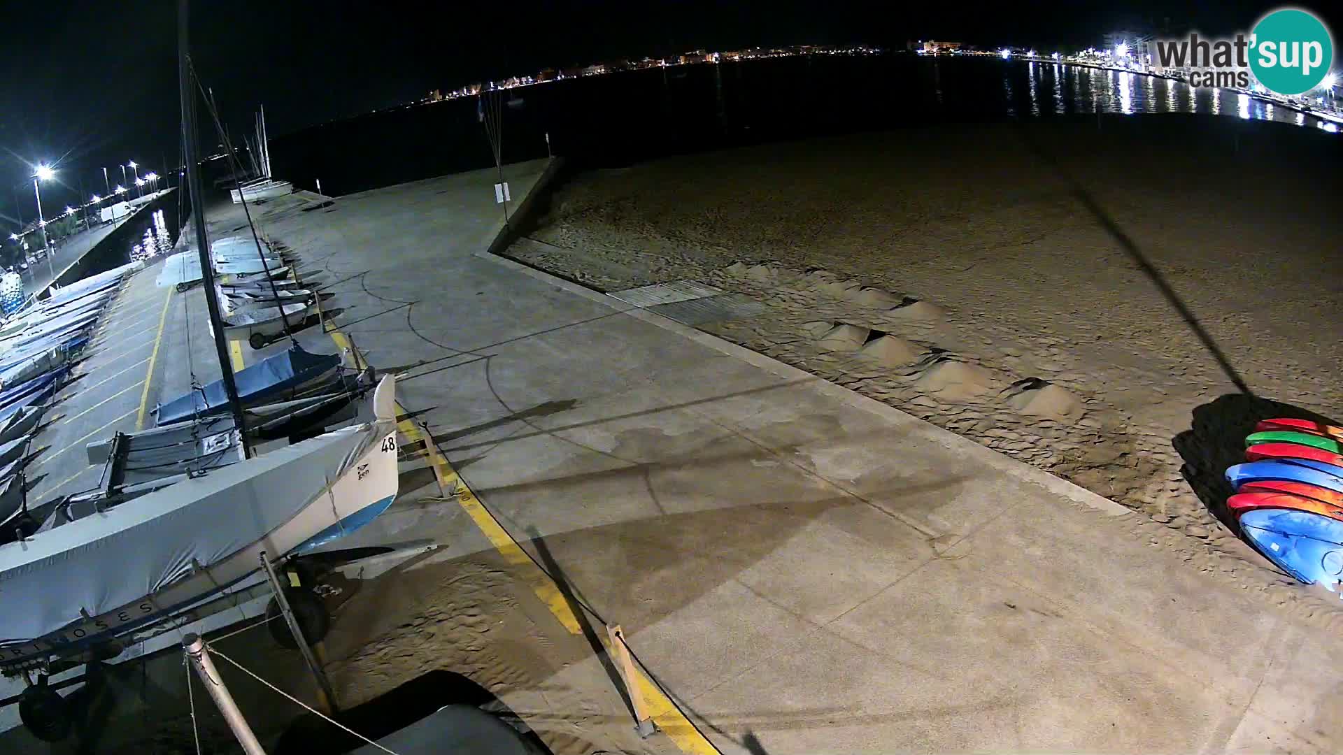 Webcam porto di Roses – Costa Brava – spiaggia La Perola