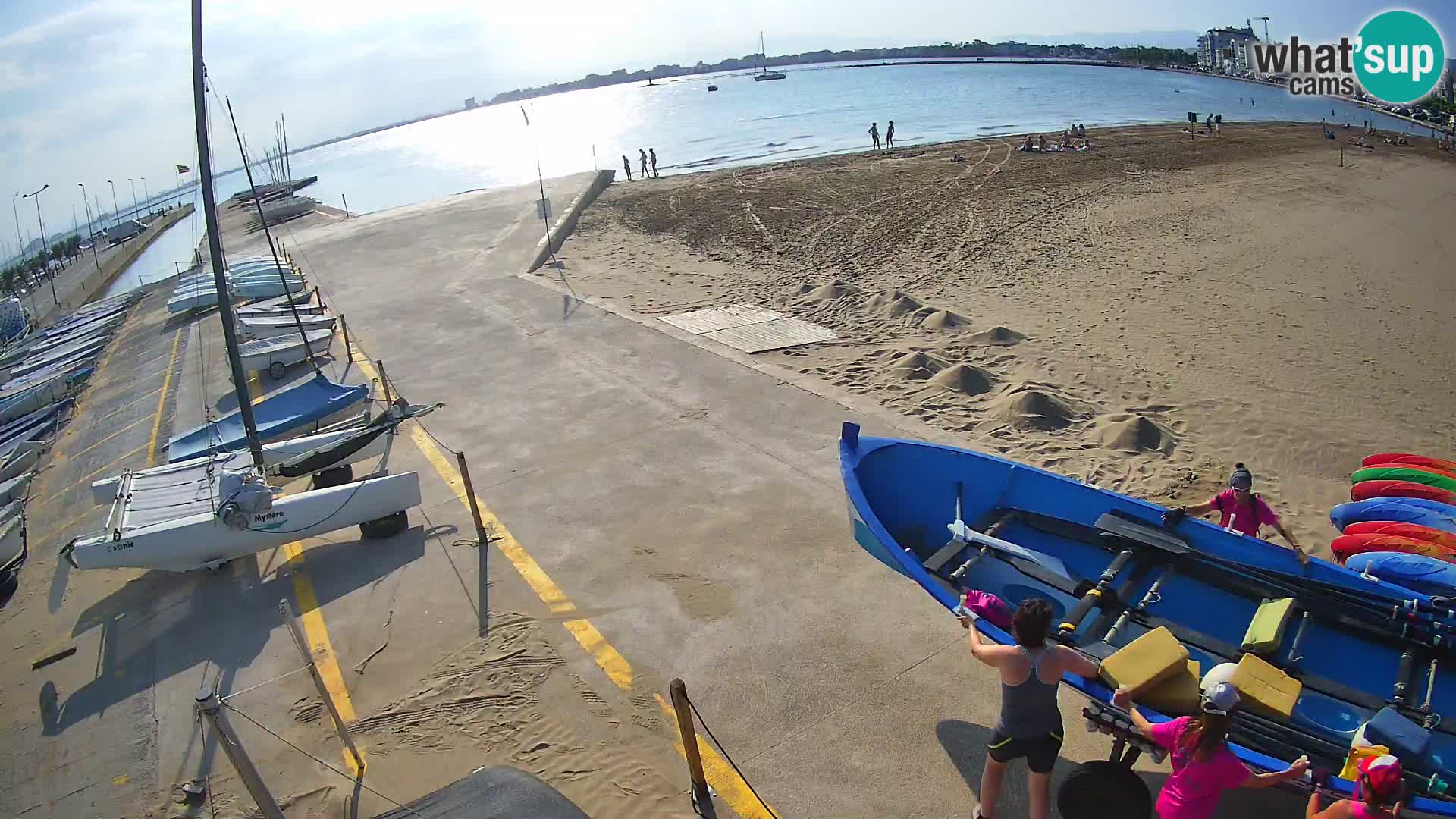 Web kamera Roses marina – Costa Brava – plaža La Perola