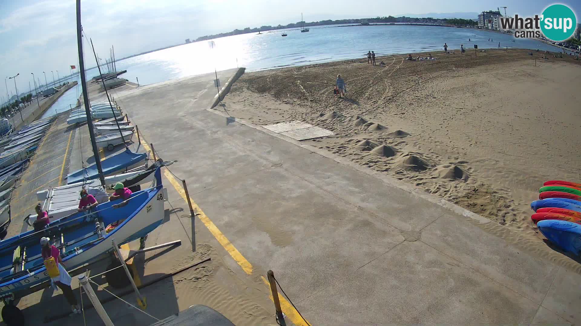Roses webcam Port – Costa Brava – plage La Perola
