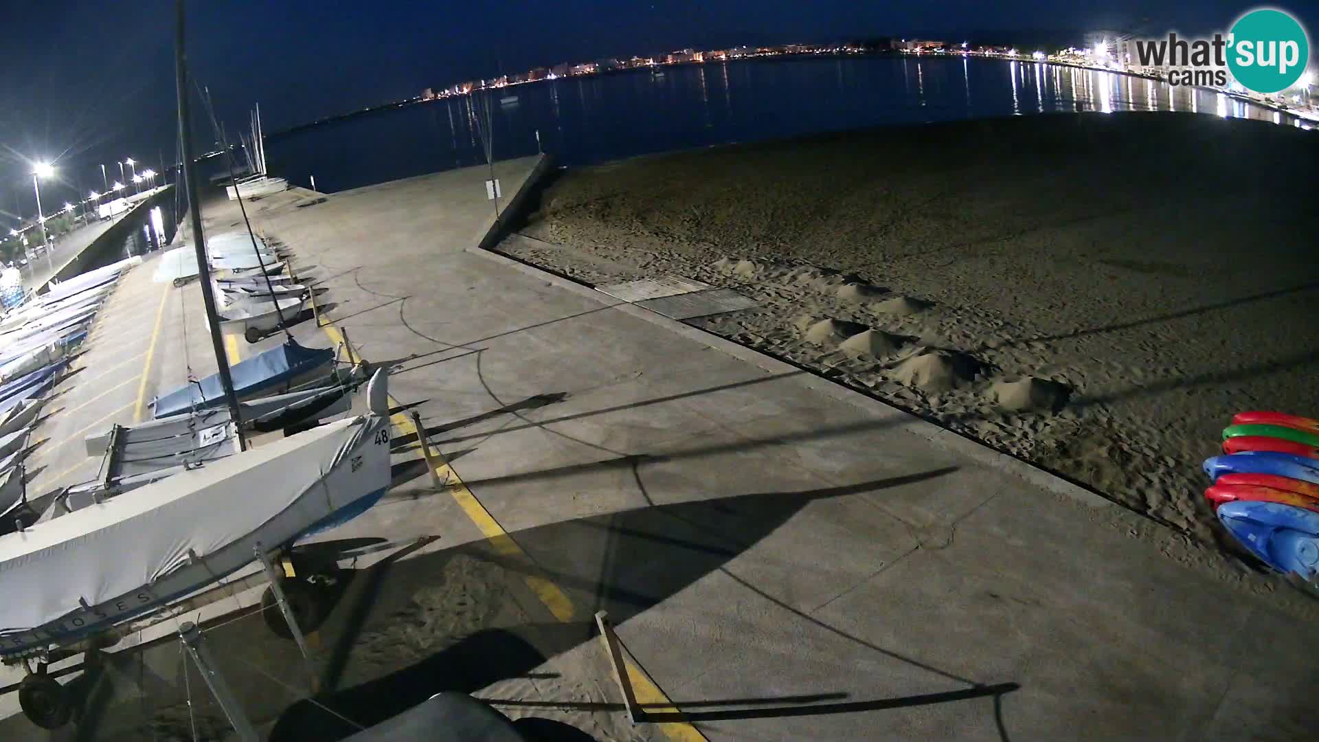 Webcam Hafen von Roses – Costa Brava – Strand La Perola