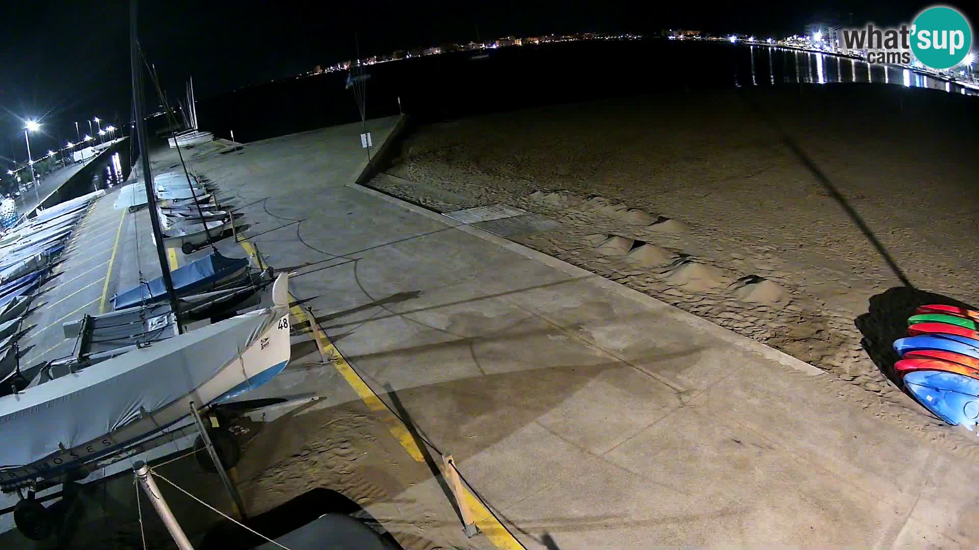 Roses webcam Port – Costa Brava – plage La Perola