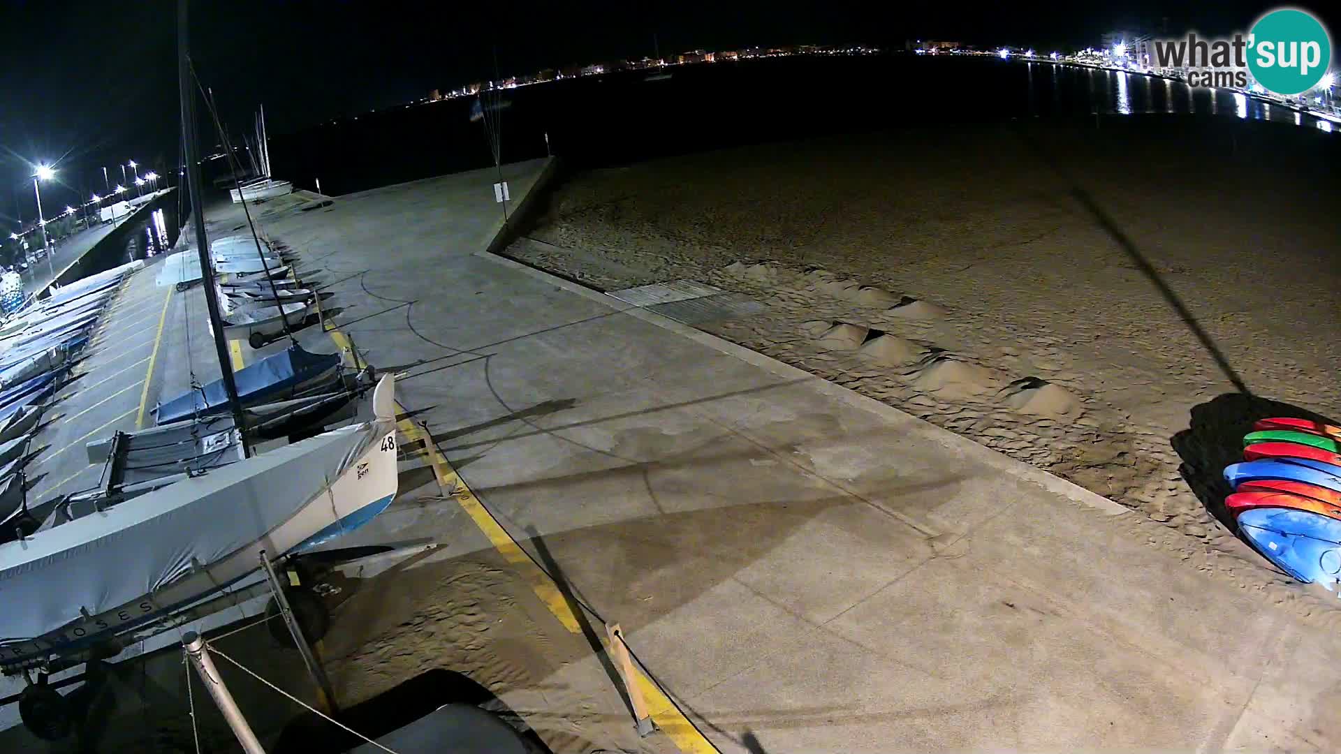 Roses webcam Port – Costa Brava – plage La Perola