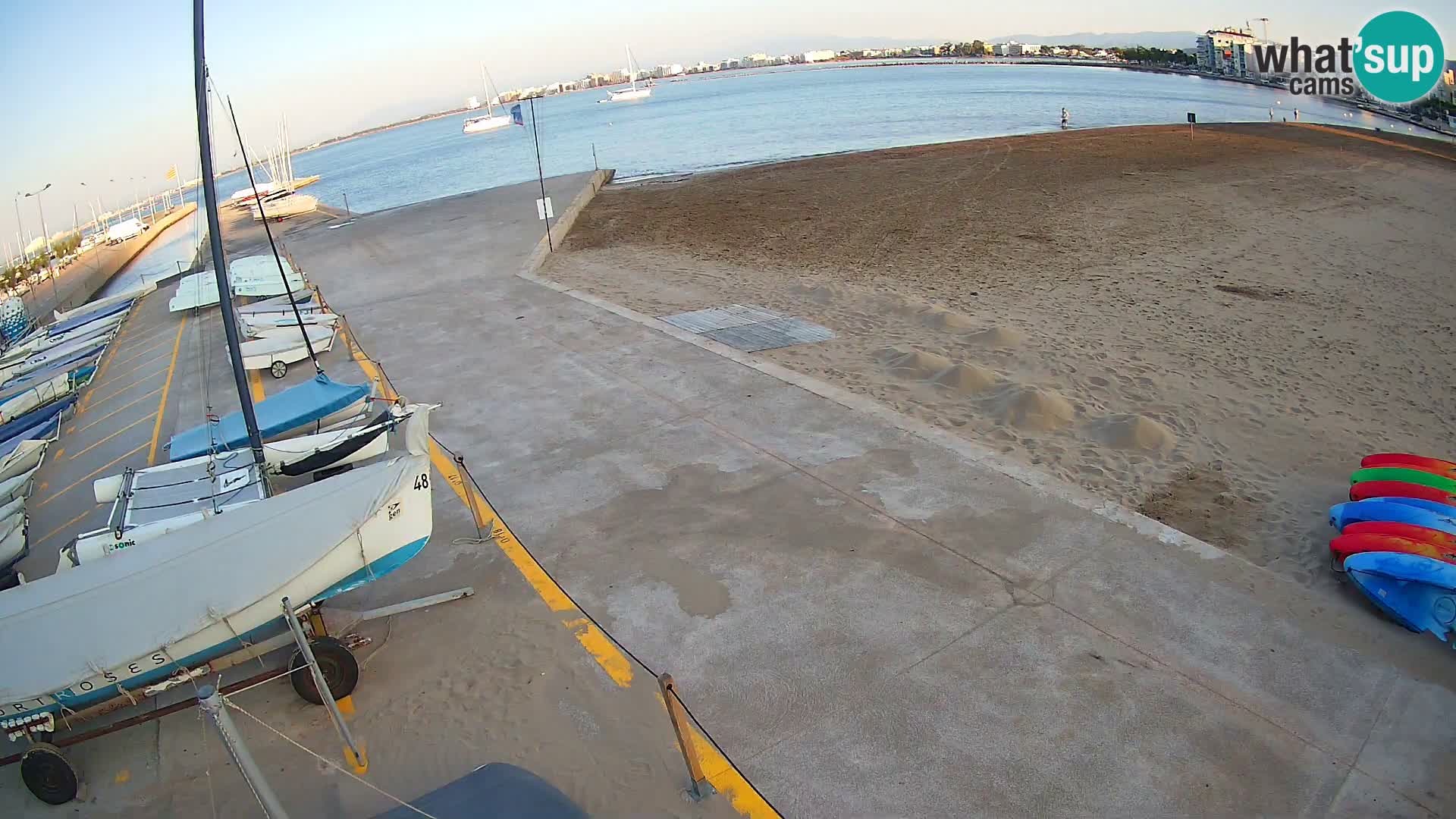 Web kamera Roses marina – Costa Brava – plaža La Perola