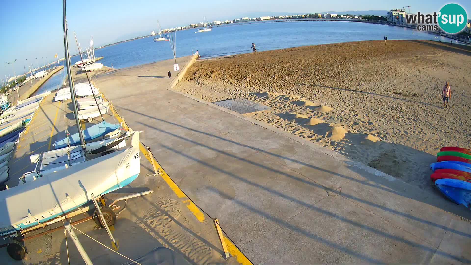 Roses webcam Port – Costa Brava – plage La Perola