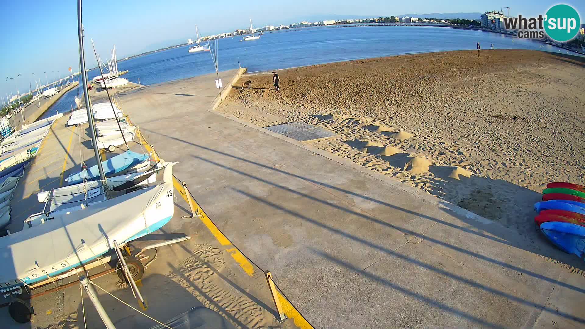 Roses webcam Port – Costa Brava – plage La Perola