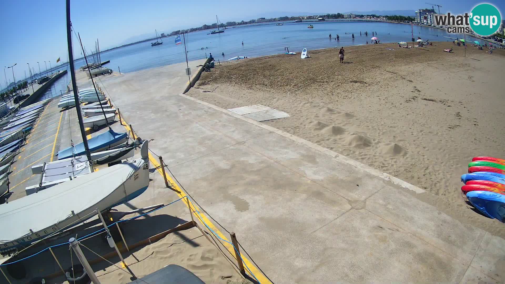 Roses webcam Port – Costa Brava – plage La Perola