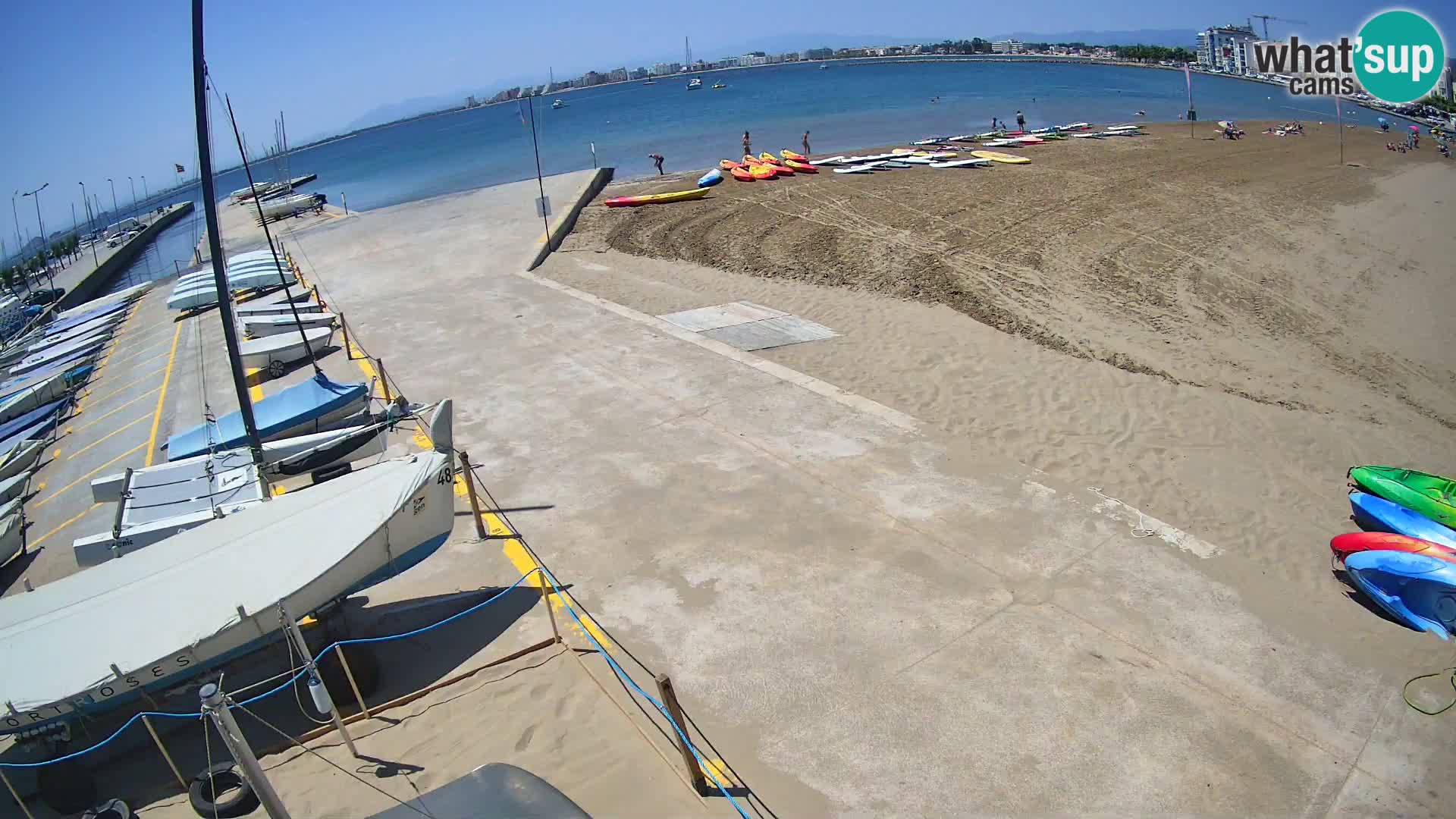 Webcam Hafen von Roses – Costa Brava – Strand La Perola