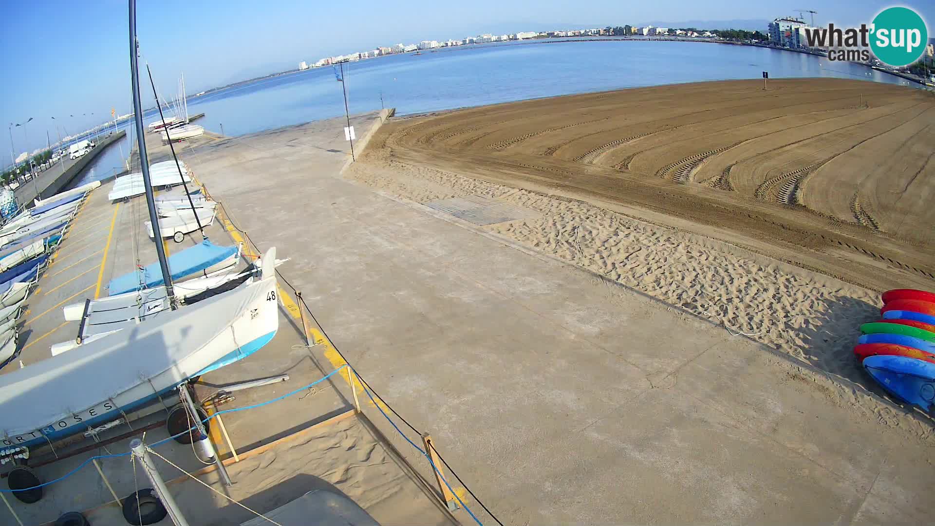 Web kamera Roses marina – Costa Brava – plaža La Perola